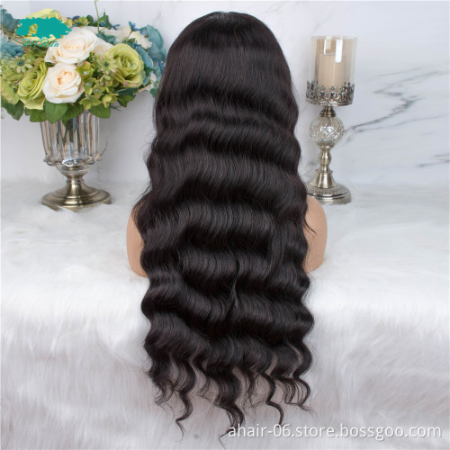 High Quality Virgin Brazilian Real Human Hair wig 4*4 Lace Wigs Loose Wave Hair wigs Unprocessed Human Hair Wigs for black women